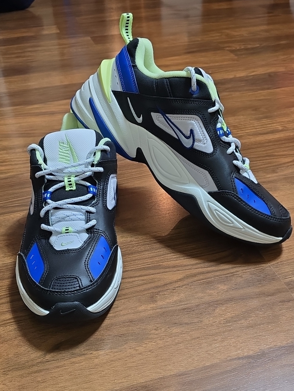 Nike M2K Tekno 'Black Royal Volt' (Style CI2969-002) Athletic Sneakers